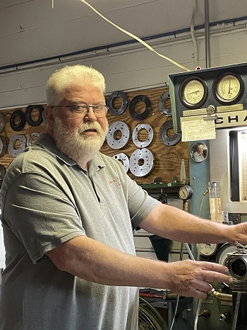 Bama Fuel Injection owner in the workshop